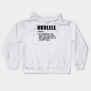 Ukulele Definition Kids Hoodie